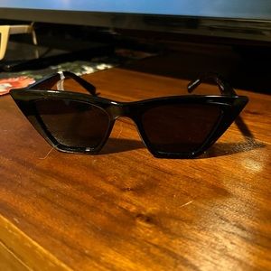 Urban Outfitters NWT Black Angled Sunglasses